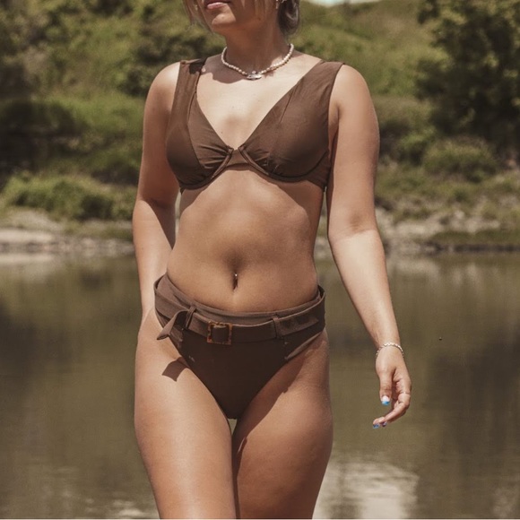 Brown bikini top NWT - Picture 1 of 4